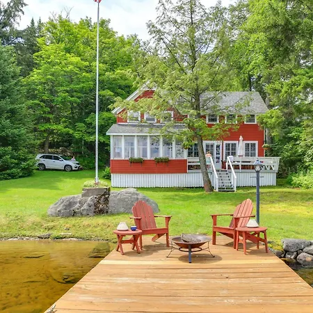 Authentic 1912 Adirondack Lake Camp With Fire Pit